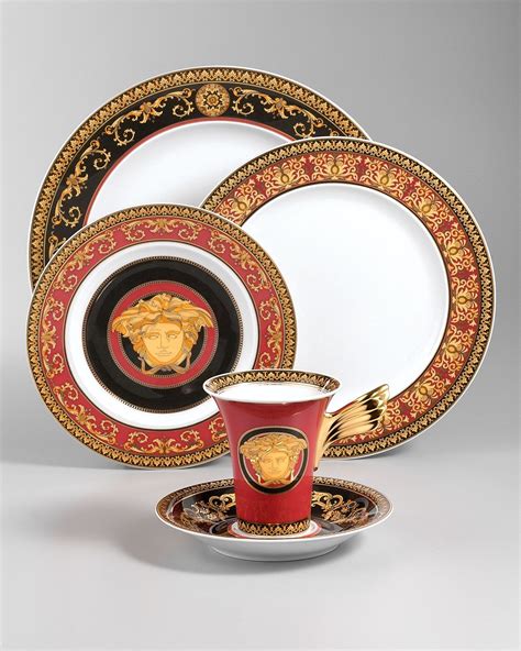 versace rosenthal medusa plate|Versace dinner set price.